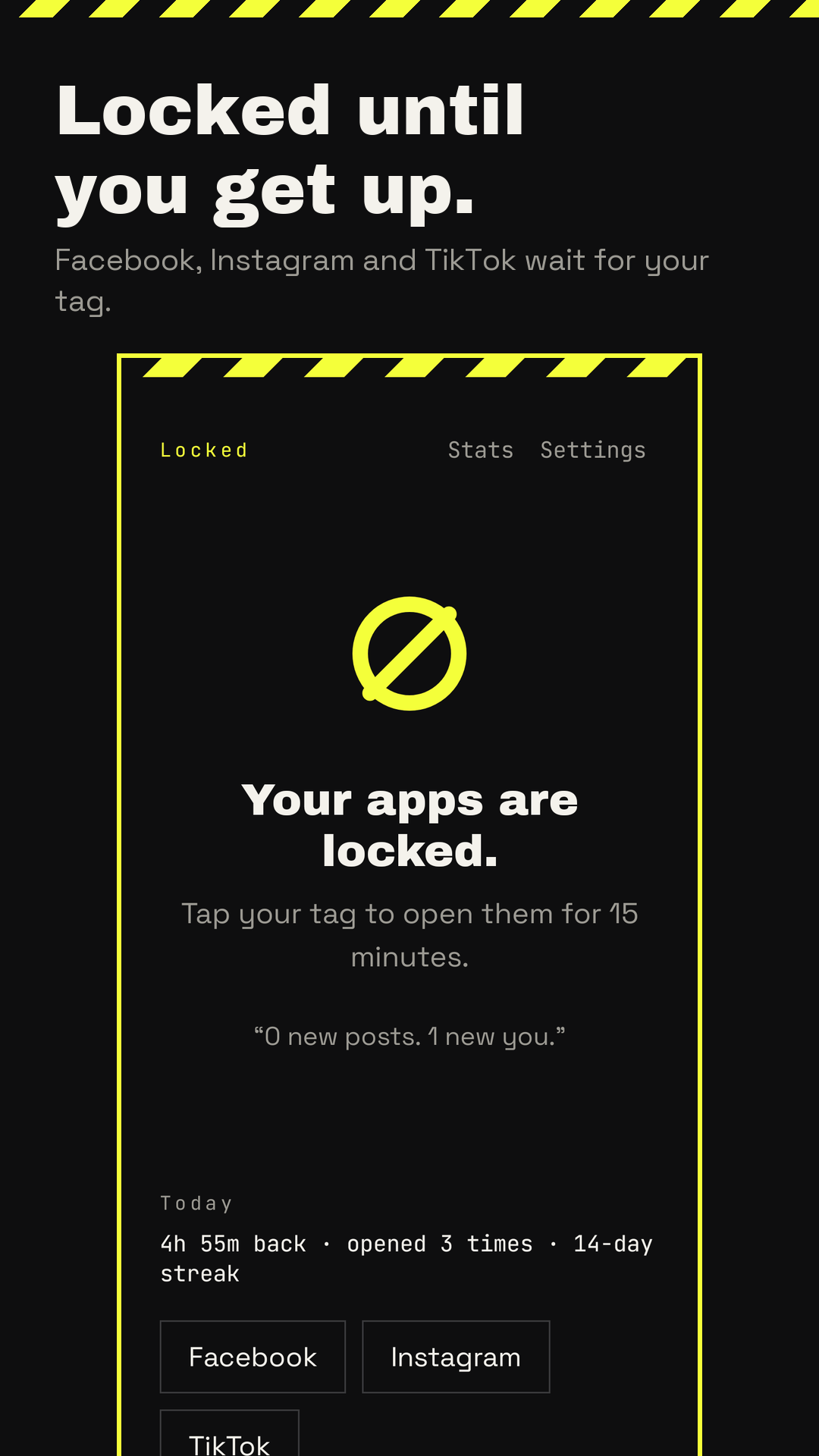 no/screen home screen: your apps are locked